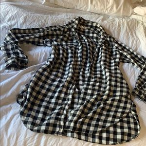 Flannel, Black and White. Bought from H&M.